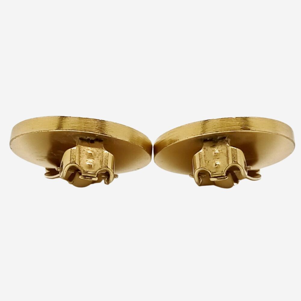 Hermes Clou de Selle Mother of Pearl Clip-on Earrings - Picture 3 of 9